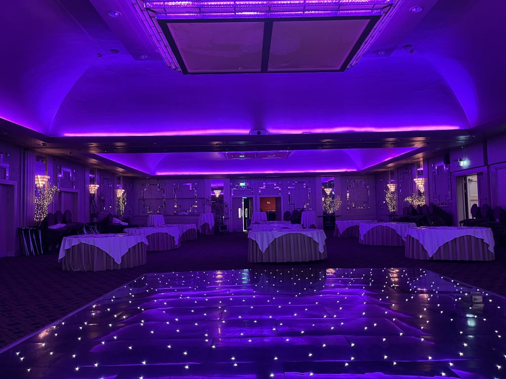 Black LED Dancefloor Hire in Cork Black Floor Hire Cork